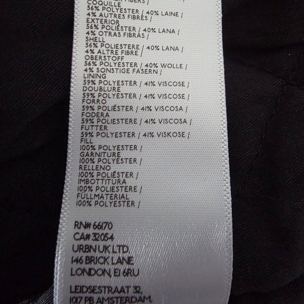 NWT Free People Ari Herringbone Peacoat - Picture 11 of 12